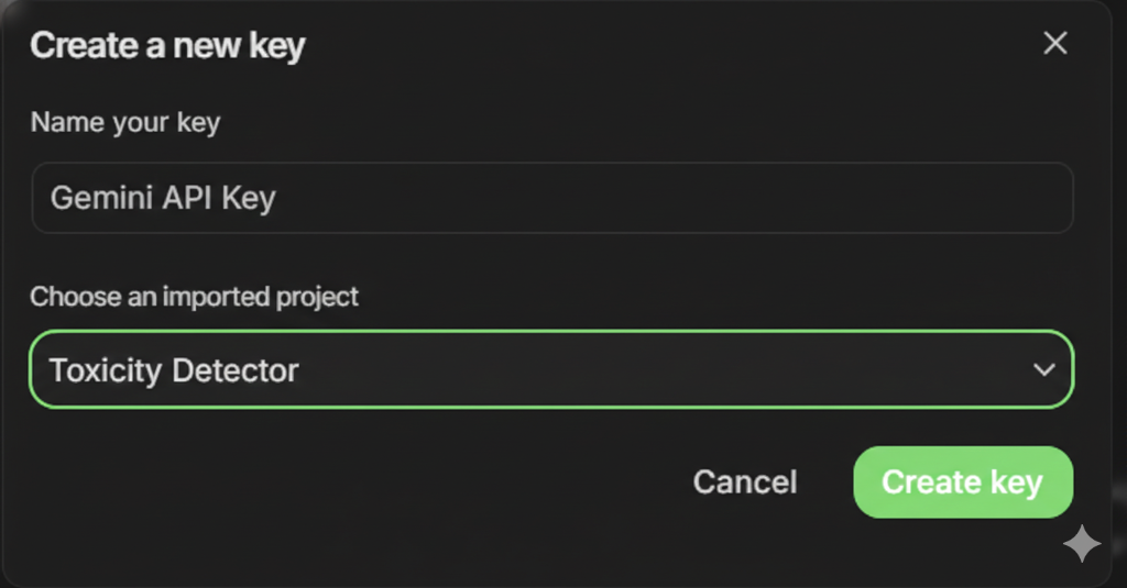 Create Gemini API Key
